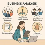Business analysis consulting icon for BFSI requirement workshops
